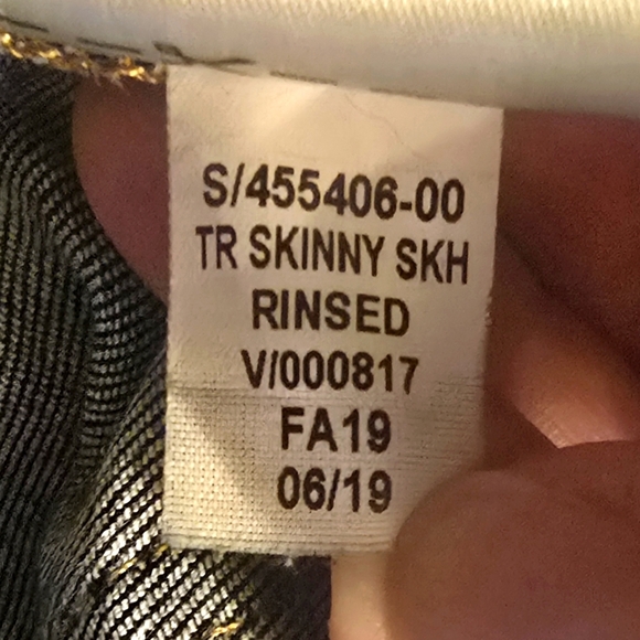 GAP True Skinny High Rise Jeans Women 25 Dark Wash Blue Stretch Denim Y2K Preppy - Picture 8 of 12